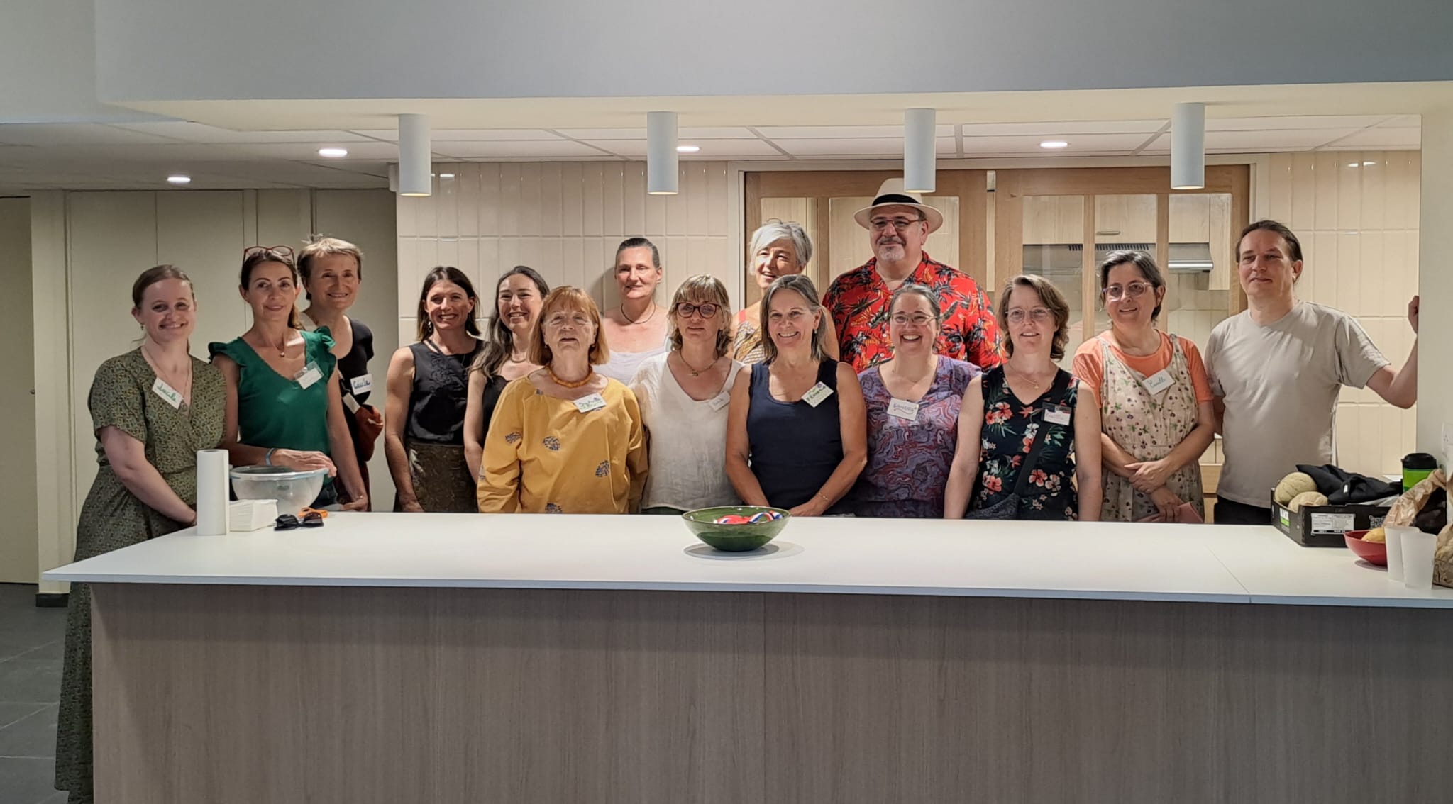 Equipe de bénévoles à l'inauguration de QL