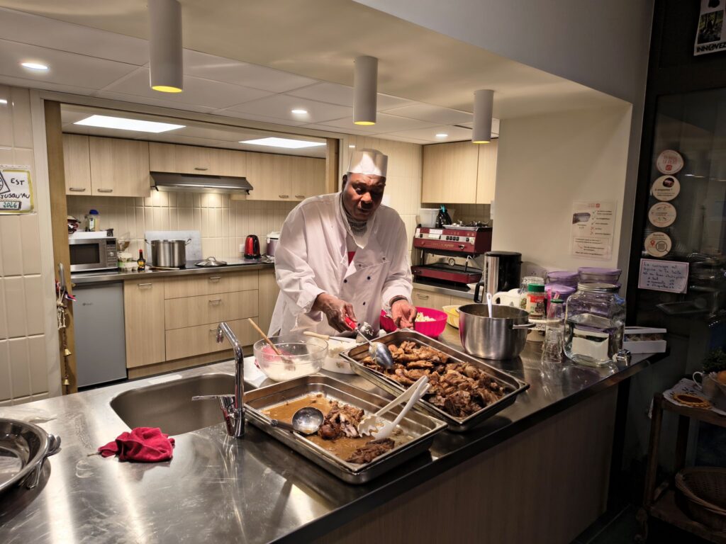 Papa Christian notre chef cuisinier