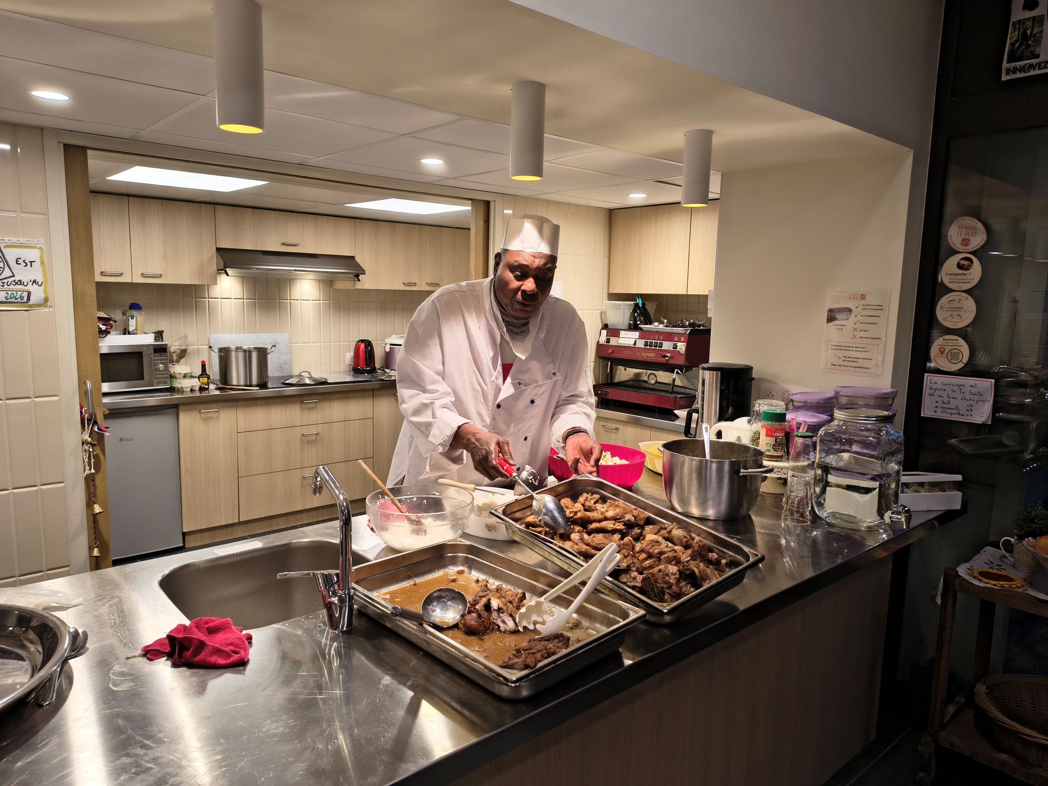Papa Christian notre chef cuisinier