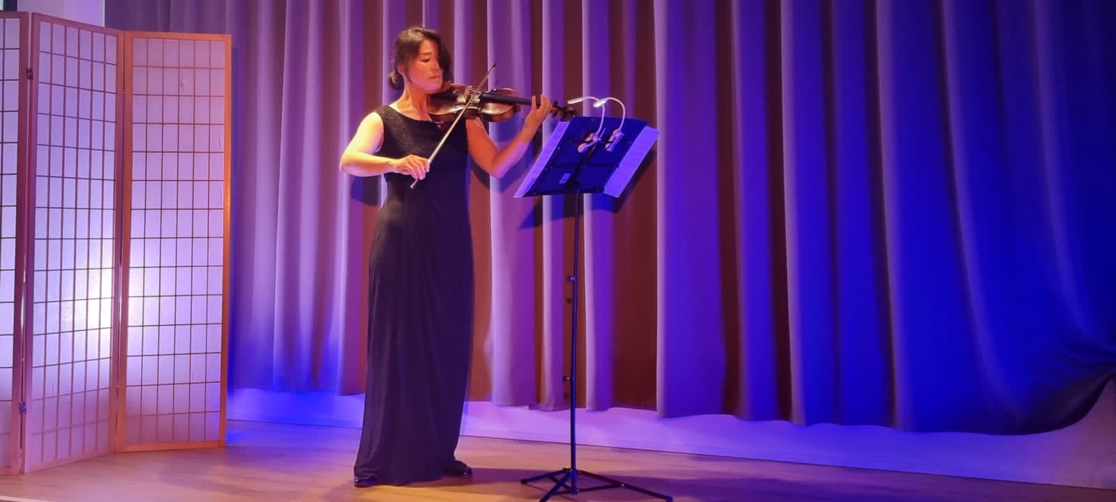 Sunny au violon